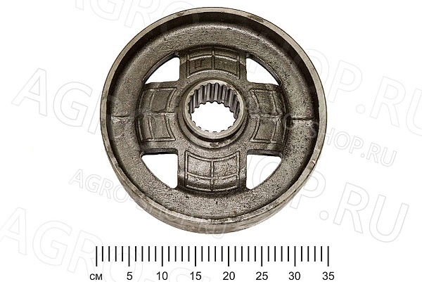 Шкив 77.38.146-5 остановочного тормоза (со шлицами, чугун) ДТ-75 