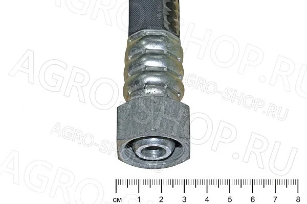 РВД 16-13 L=1м (М27х1,5 гайка 32) (М27х1,5 гайка 32) 1SN (Металлорукав) 