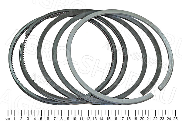 Кольца поршневые СТ-236-1004002-А3/2 2 маслосъемных d=130мм ЯМЗ-236, ЯМЗ-238, ЯМЗ-240 (Стапри) 