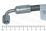 РВД 8.Б1.А6.610(90) L=0,61м (Штуцер М14х1,5) (DKOL М14х1,5 гайка 17) 90* 1SN Акрос 