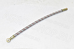 Маслопровод 240-3509150-2 компрессора L=410мм мет. оплетка Д-245/260 (Master Part)