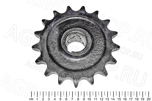 Звездочка КЗК-10-0219604 элеватора зернового (t-25.4, z-17, dвн=35) КЗС-1218 