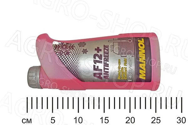 Антифриз Mannol AF12+ Longlife (-40) красный 1кг MANNOL