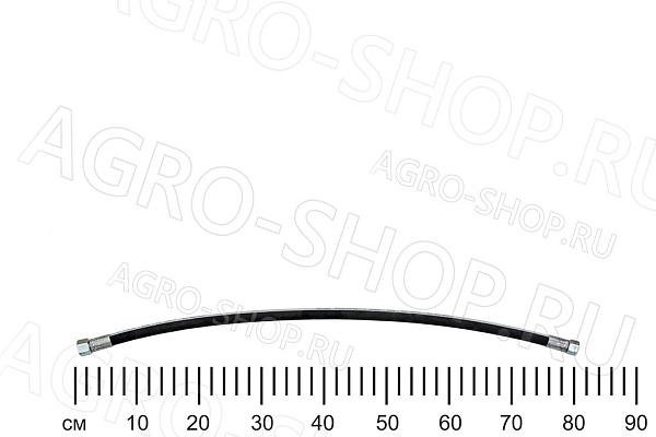 РВД 10-33 L=0,8м (М18х1,5 гайка 22) (М20х1,5 гайка 24) 2SN (FeatAgro) 