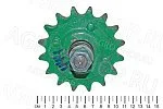 Звездочка 54-1-2-12 натяжная, с осью (z=17, t=19,05, d=) Нива 