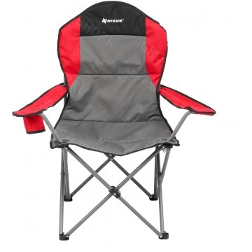 Кресло складное серый/красный/черный (N-244-GRD) NISUS (пр-во ГК Тонар)